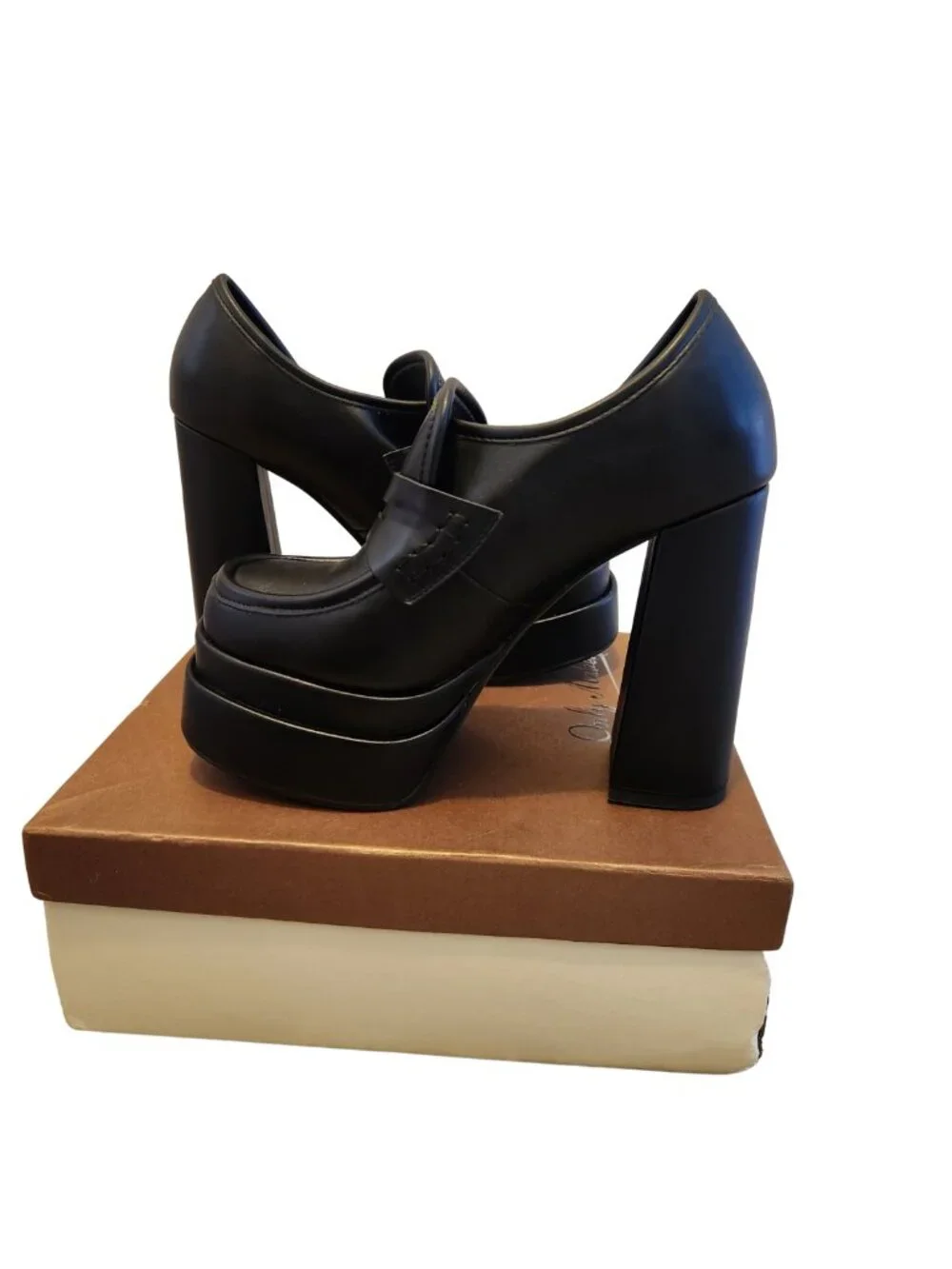 NWB Only Maker Double Platform Loafer Size 8